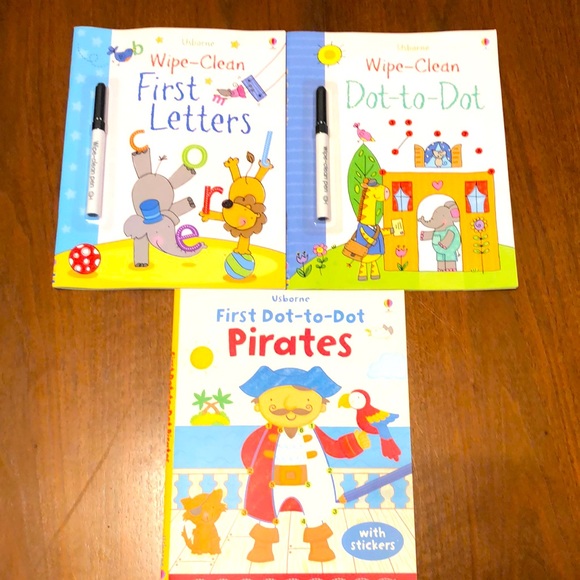 Usborne Wipe-Clean Fun Activity Books - Picture 1 of 7